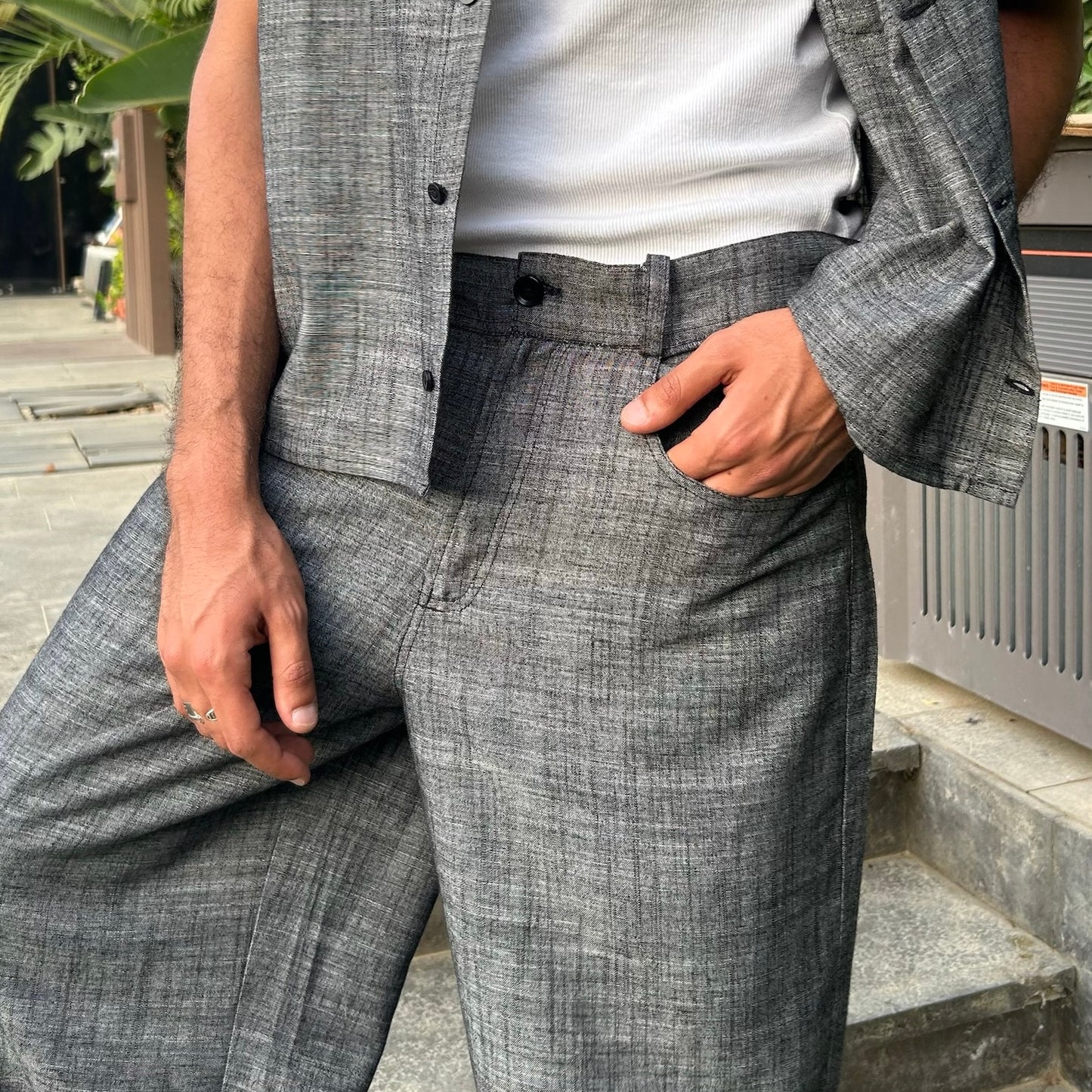 Grey Relaxed Pants
