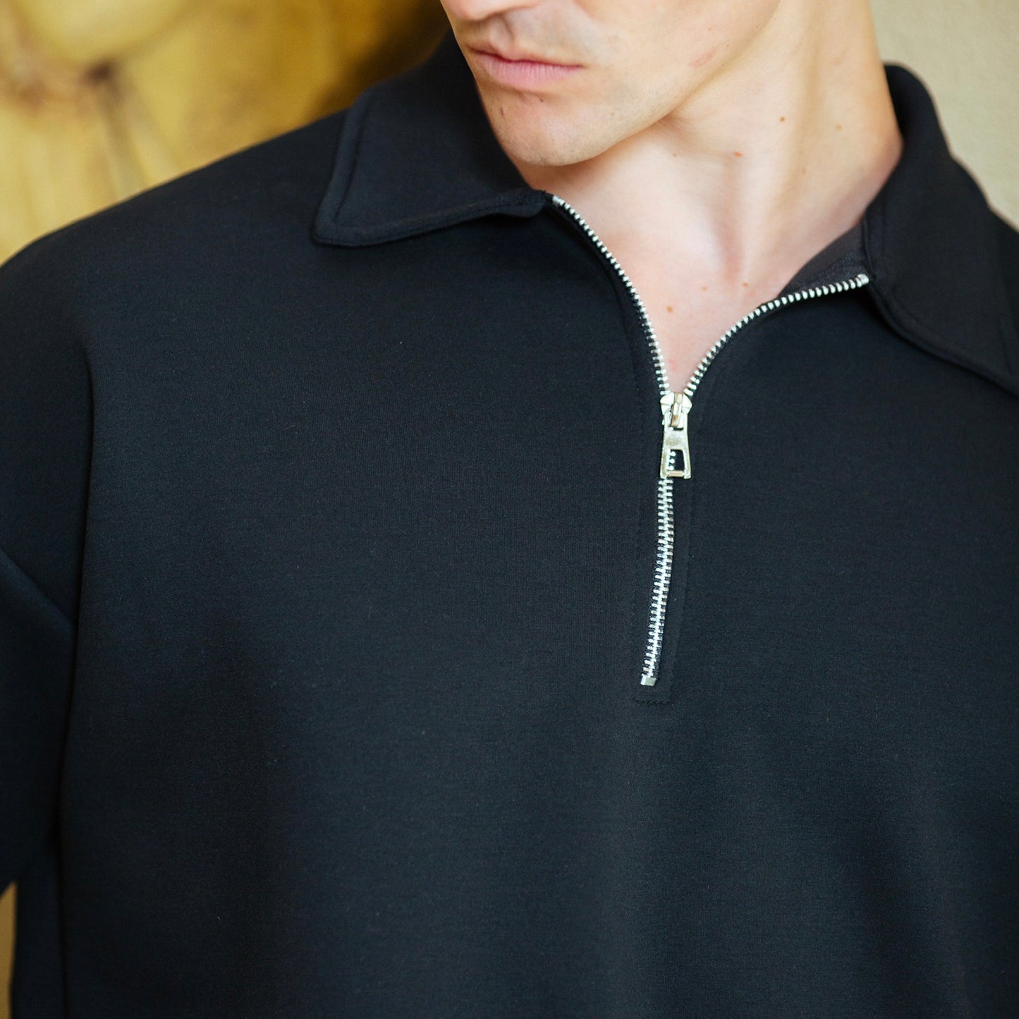 Black Quarter Zip