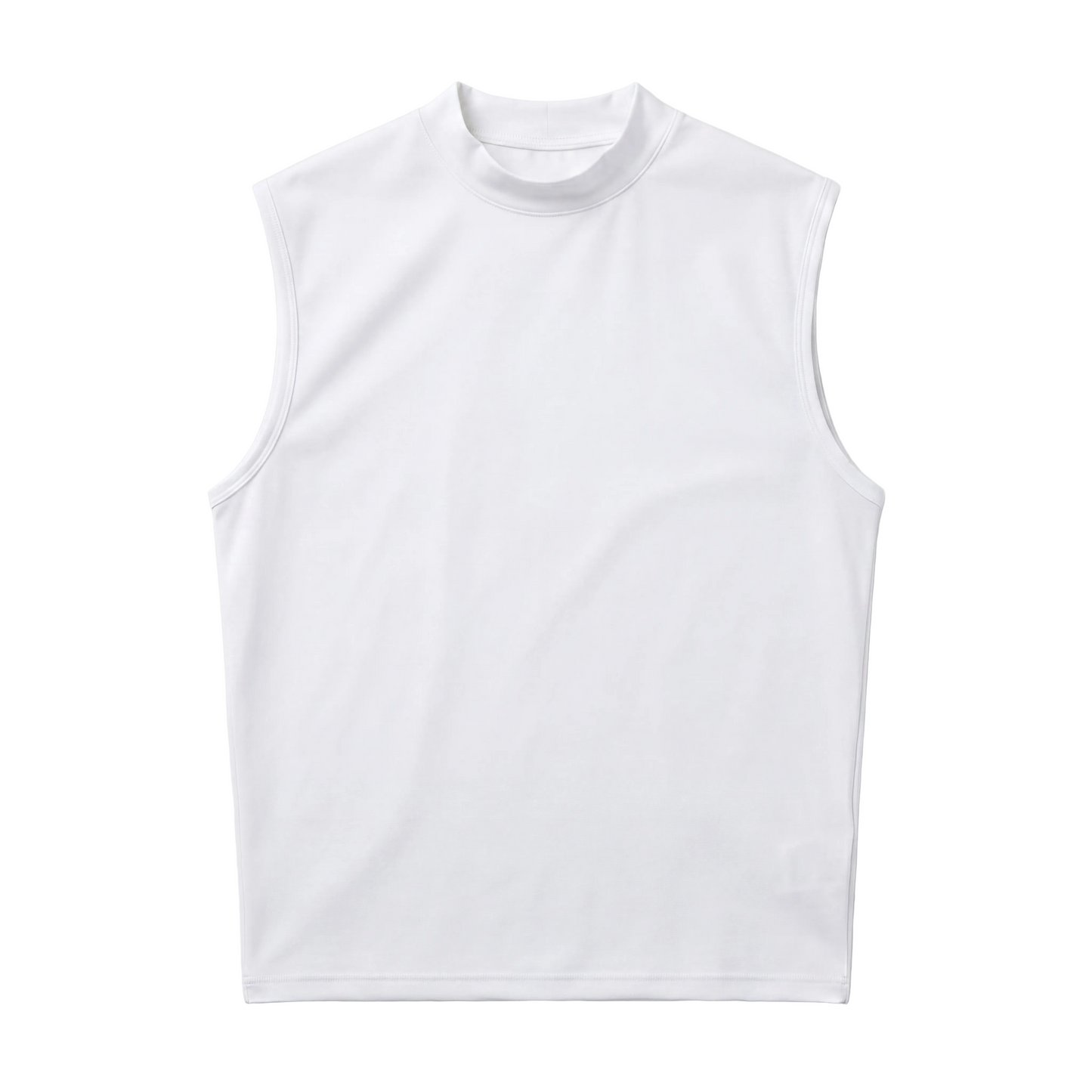 White Sleeveless Top