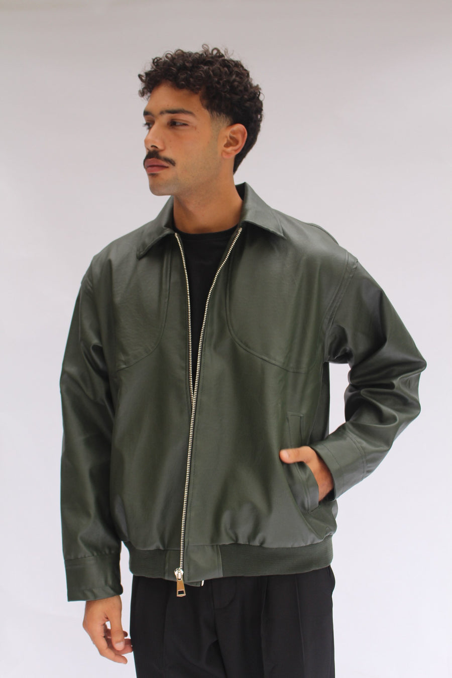 Green Leather Jacket