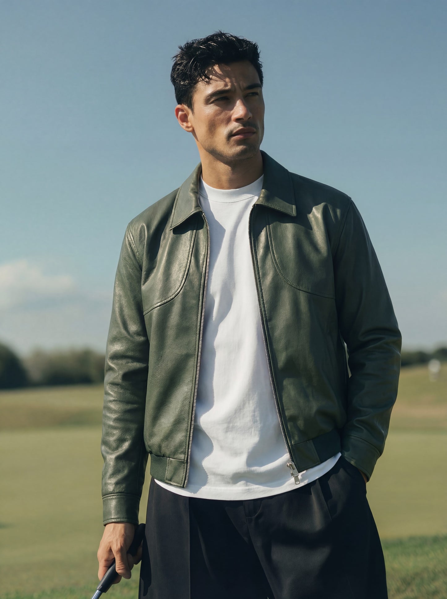 Green Leather Jacket