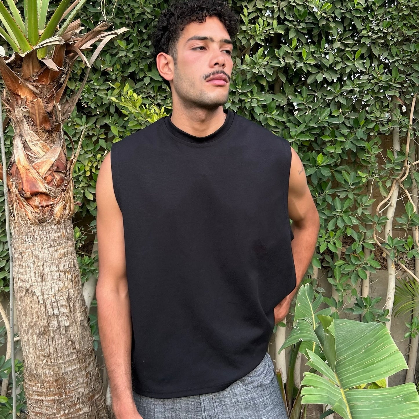 Black Sleeveless Top