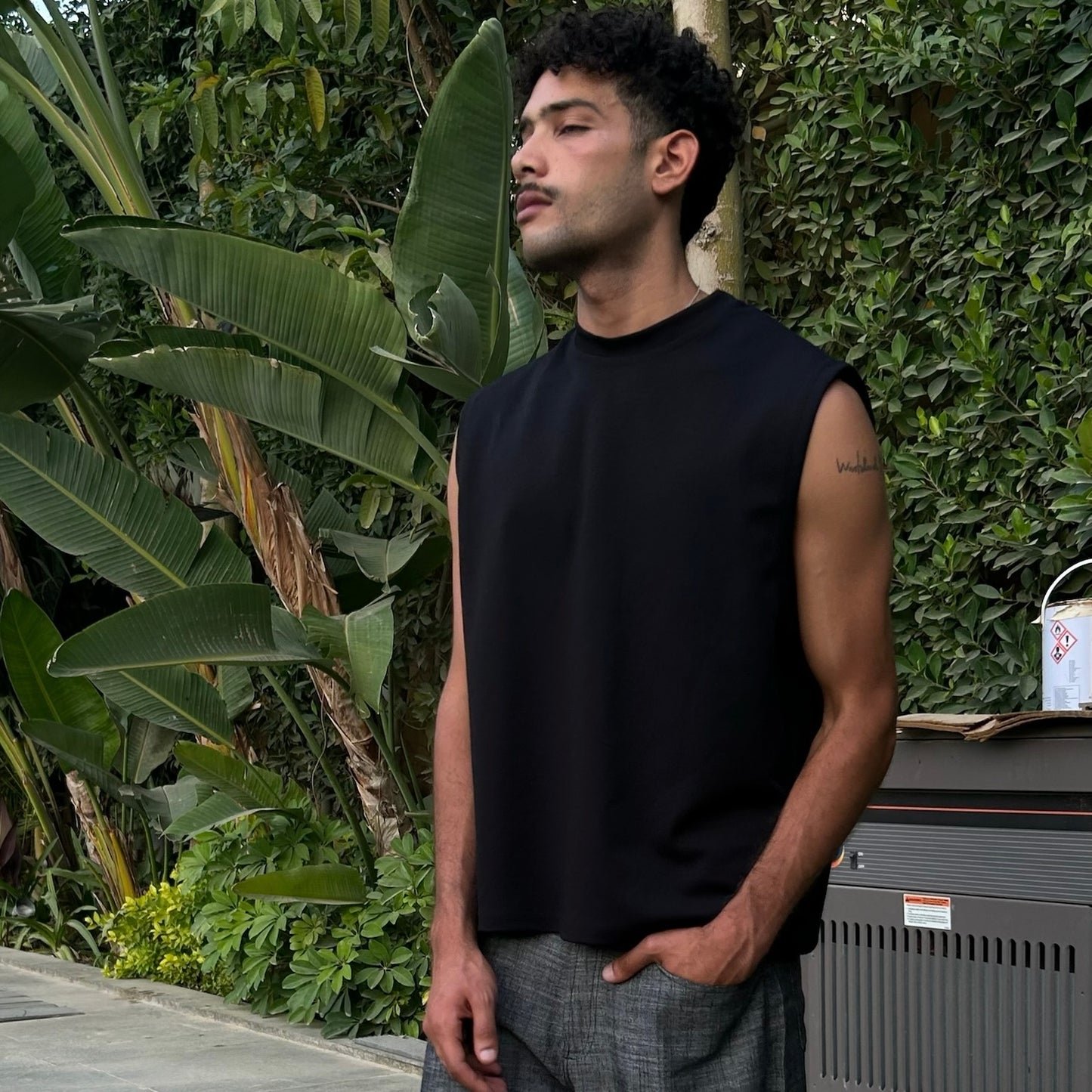 Black Sleeveless Top