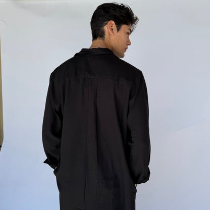 Black Linen Shirt