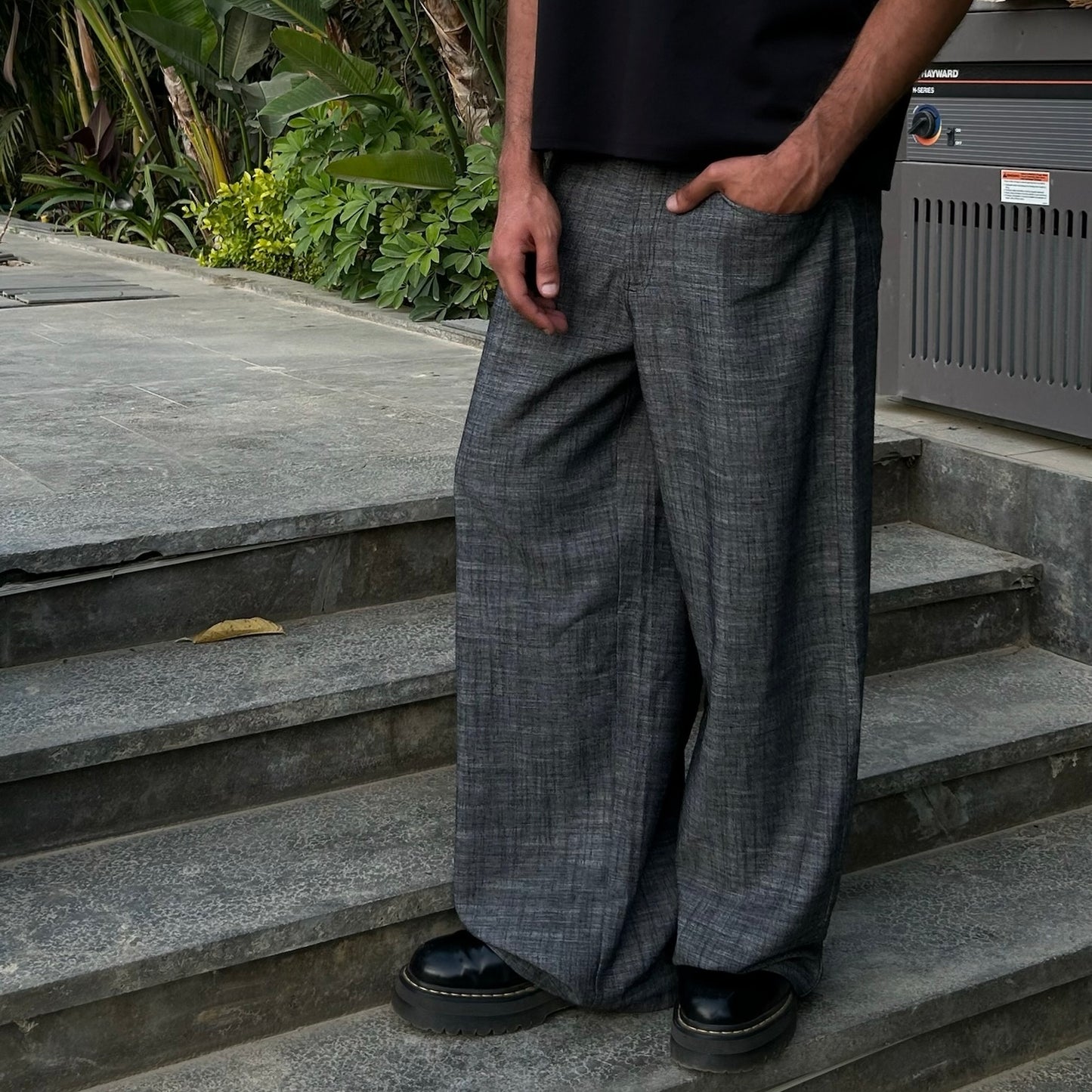 Grey Relaxed Pants