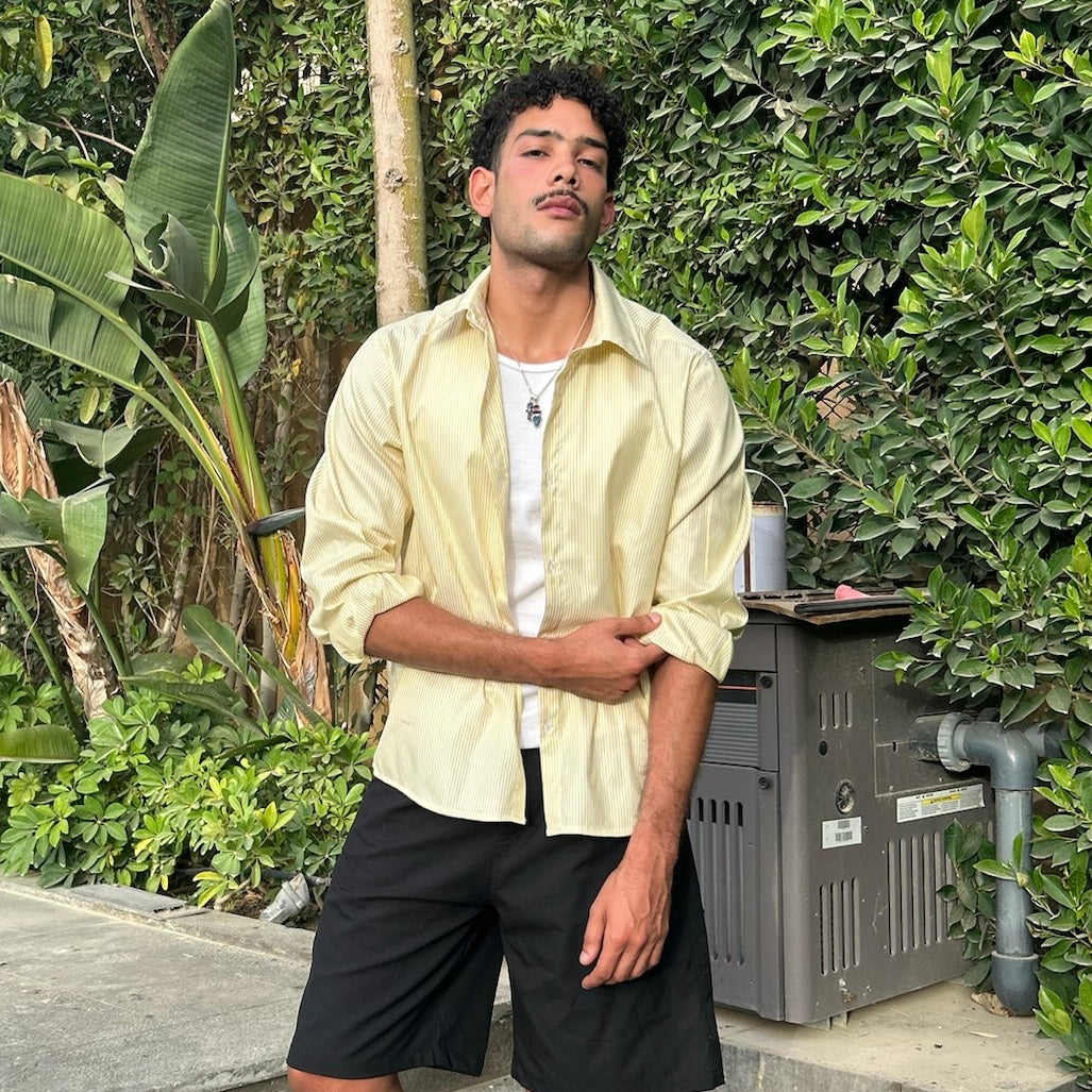 Yellow Striped Shirt