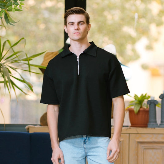 Black Quarter Zip
