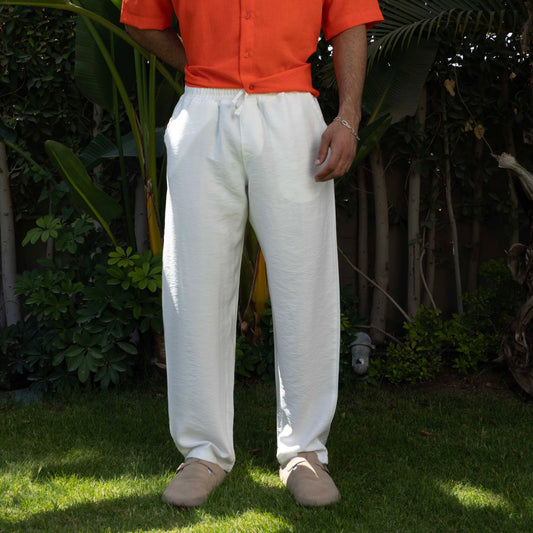 White Linen Pants