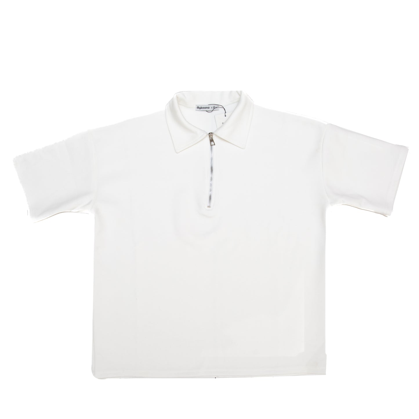 White Quarter Zip