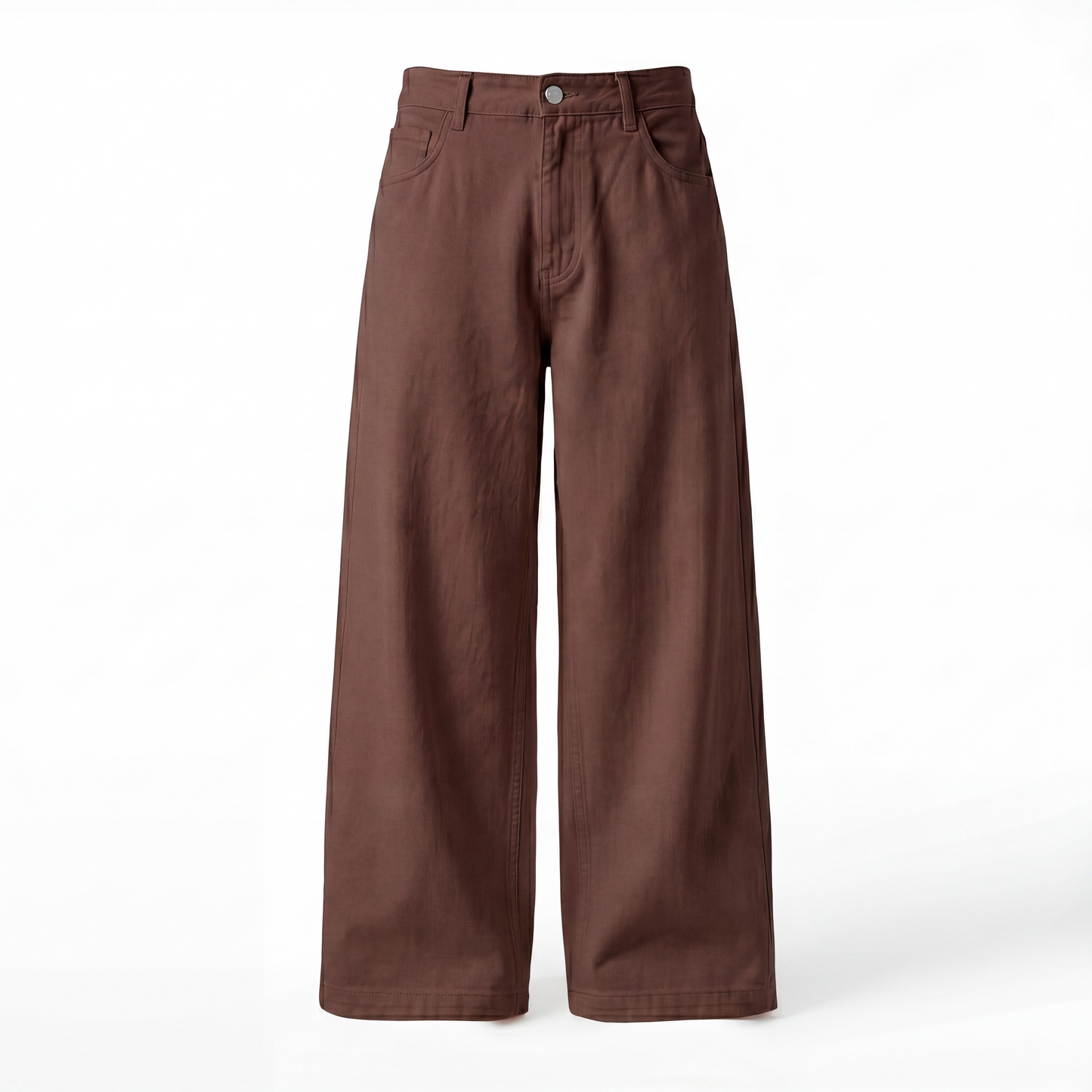 Brown Relaxed Pants