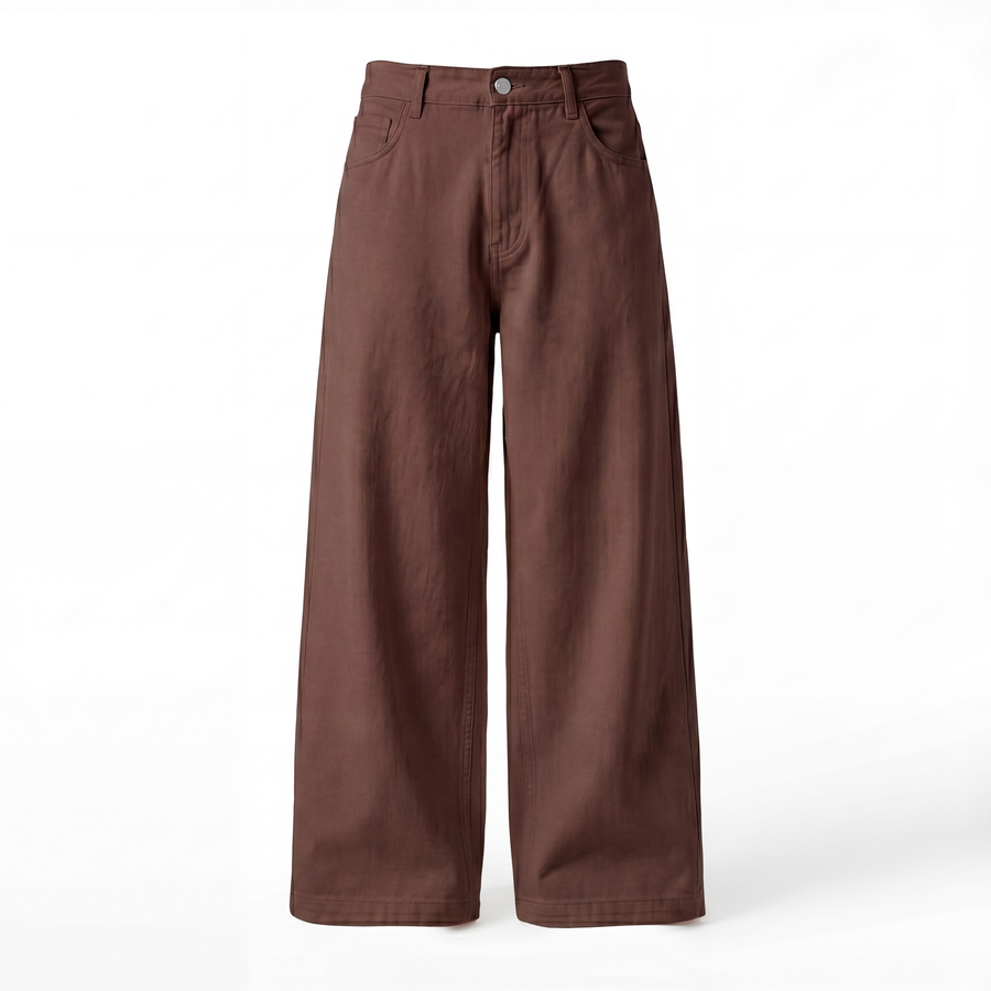 Brown Relaxed Pants