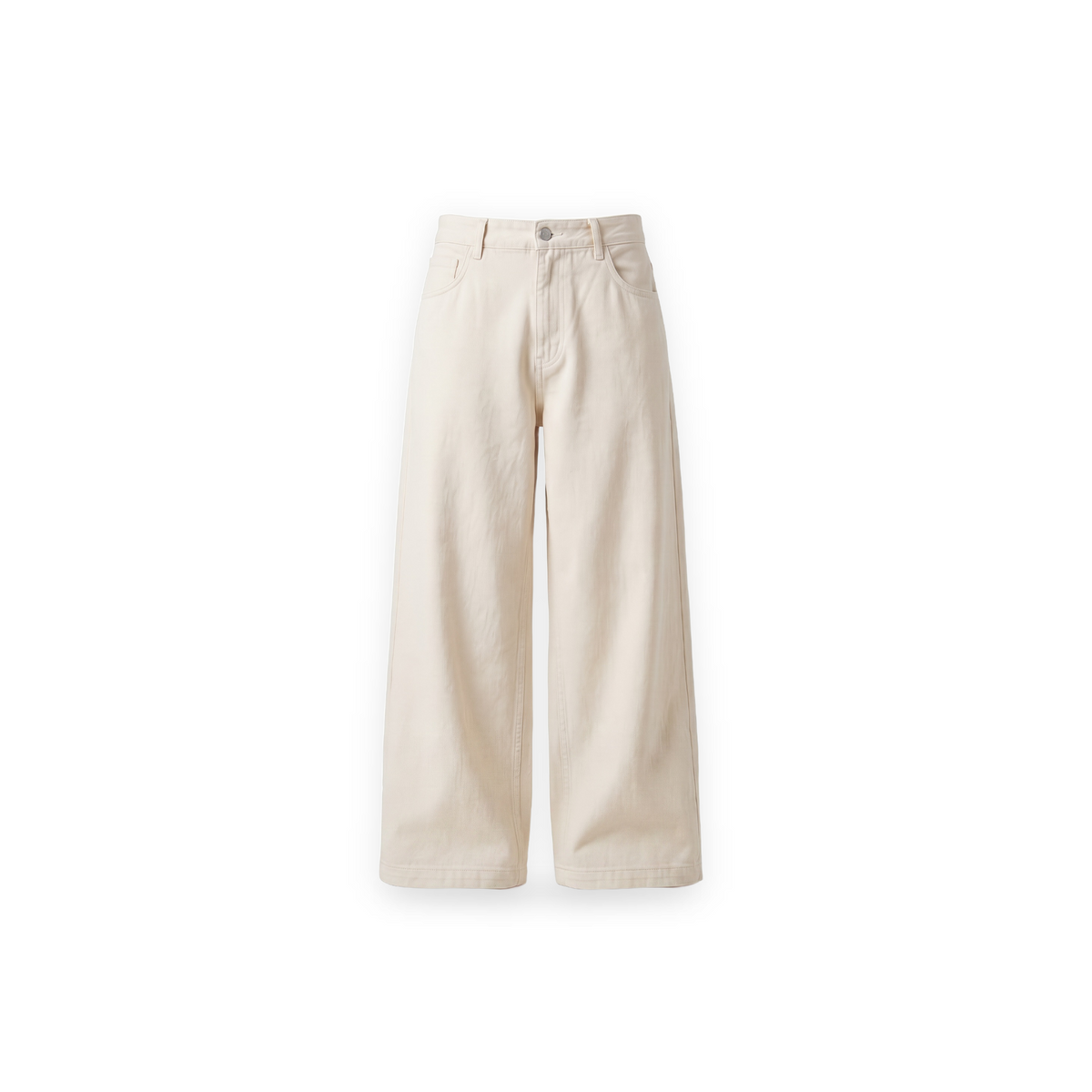 Cream Relaxed Pants