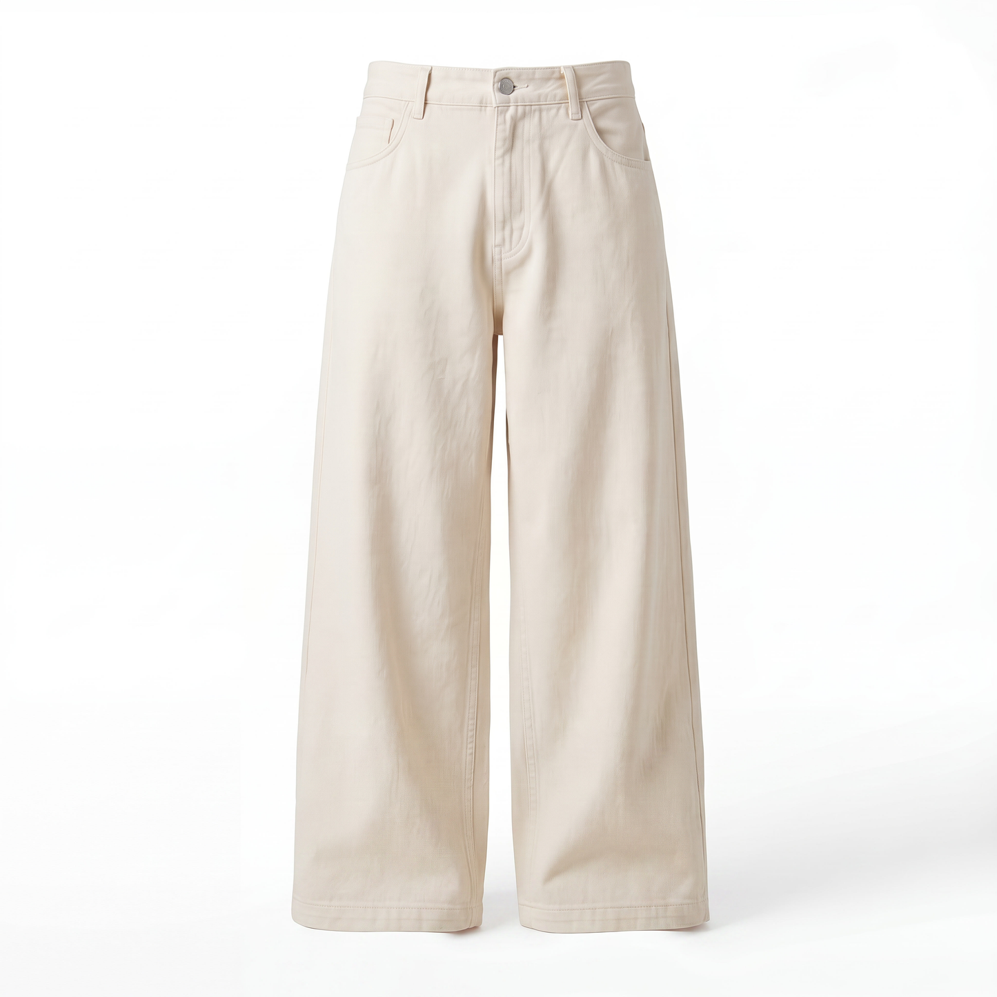Cream Relaxed Pants