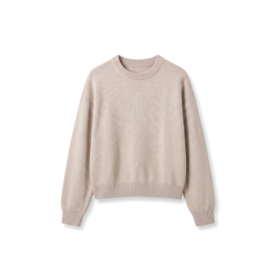 Light Beige Crewneck