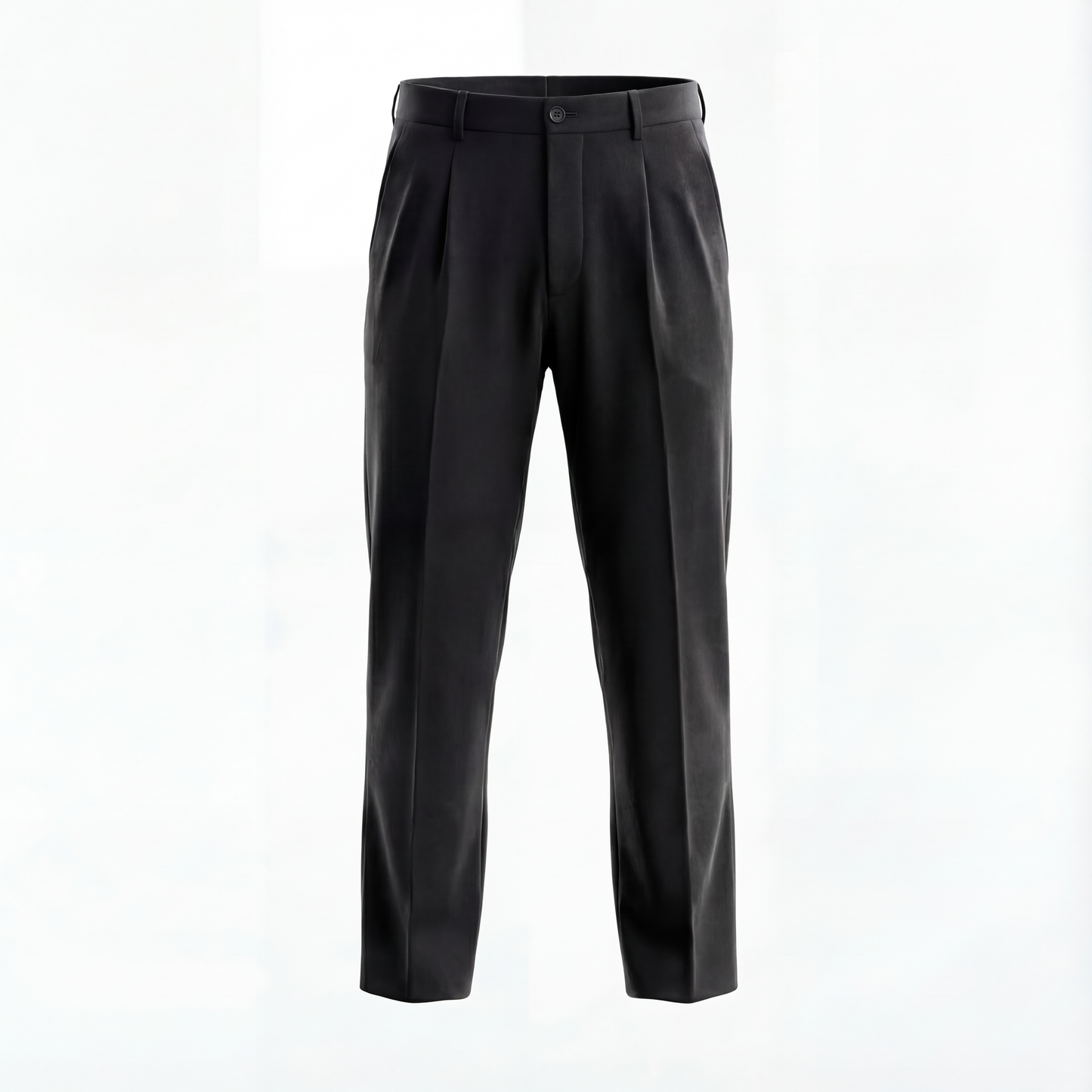 Black Pleated Trousers